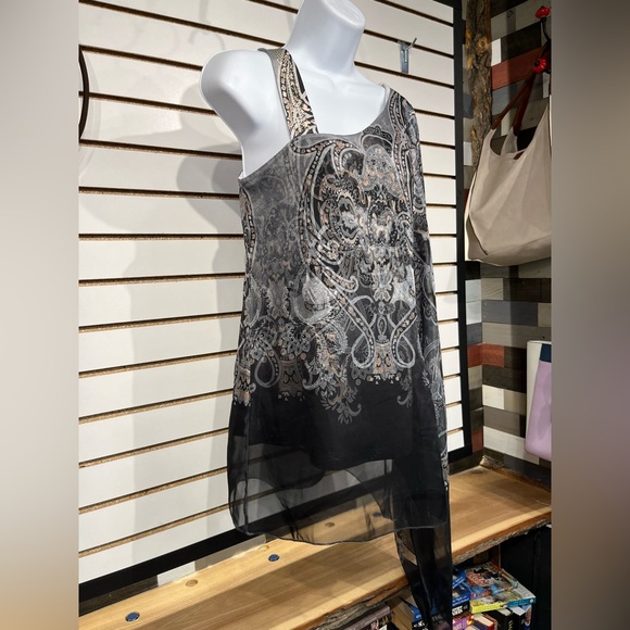 One World one-shoulder blouse size small - Picture 3 of 9